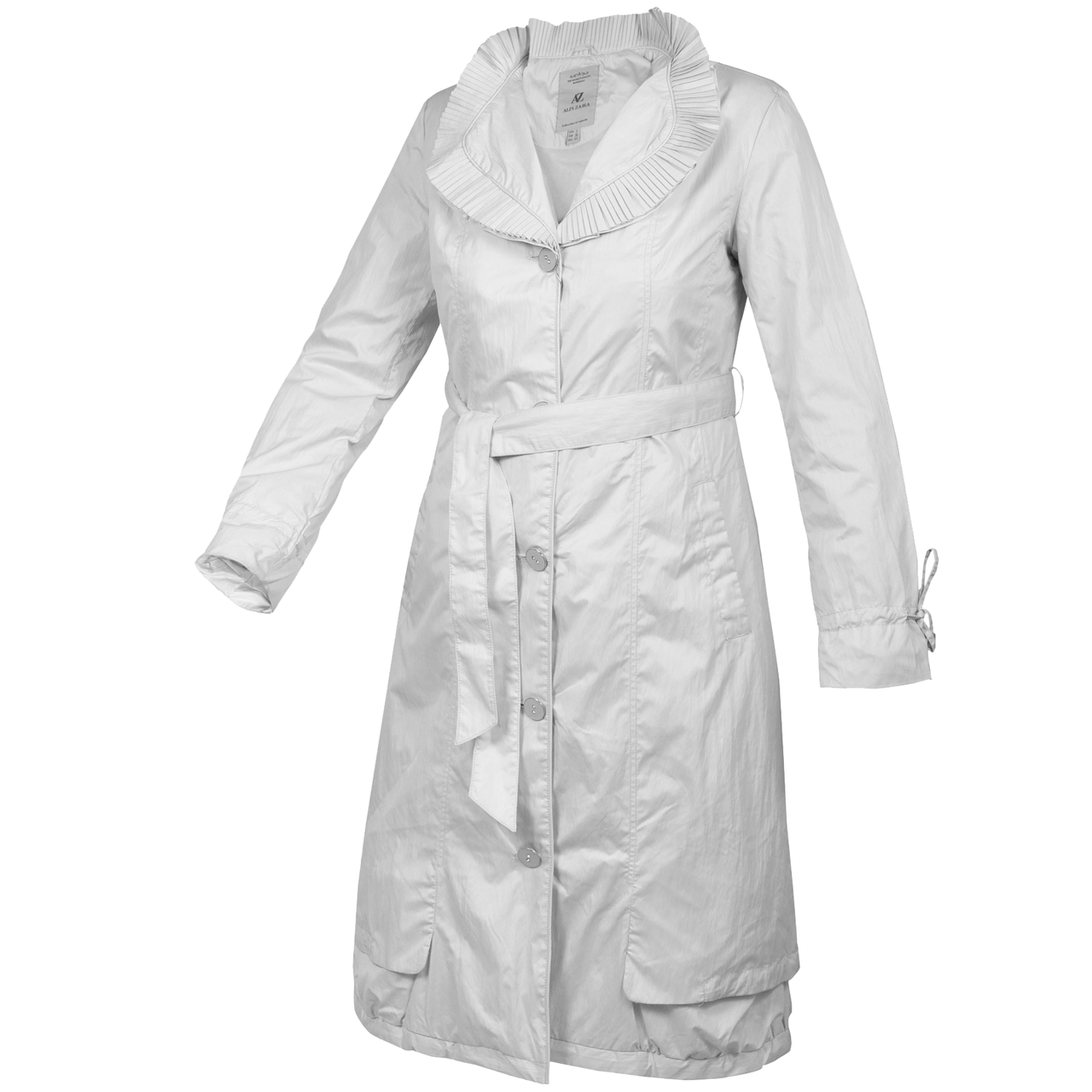 

Плащ утепленный демисезонный женский длинный  Серый 1115тс, Плащ утепленный демисезонный женский длинный 54 Серый 1115тс