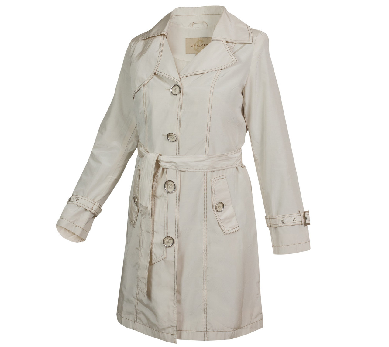 

Плащ женский City Classic  Бежевый 07817v, Плащ женский City Classic 46 Бежевый 07817v