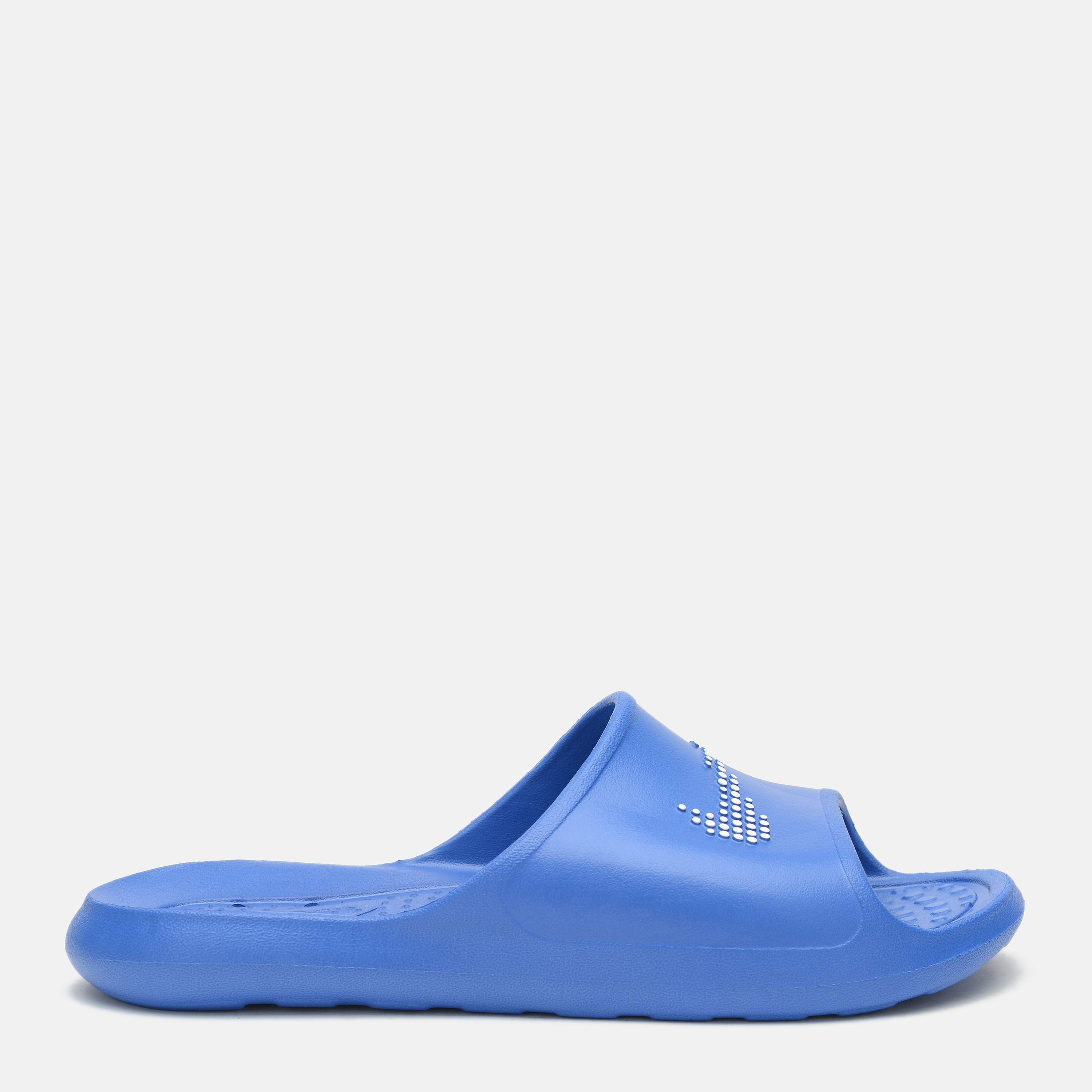 Акція на Чоловічі шльопанці для пляжу Nike Victori One Shower Slide CZ5478-401 40.5 (8) 26 см Сині від Rozetka