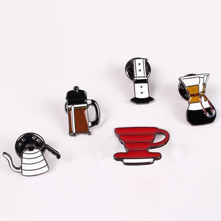

Брошки бариста BaristaSpace набор 5 шт. (M1)