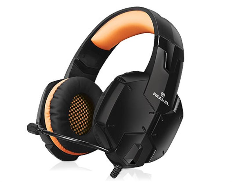 

Гарнитура REAL-EL GDX-7700 Black/Orange