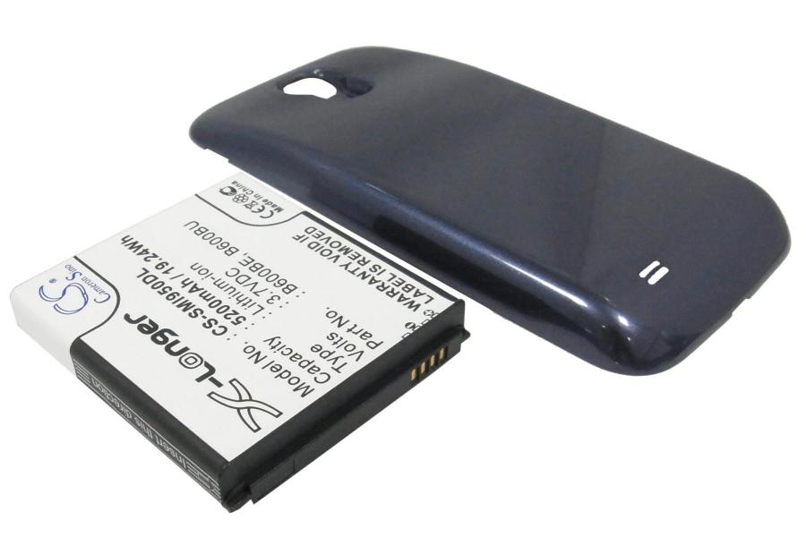 

Усиленный аккумулятор X-Longer B600BC (5200 mAh) для Samsung Galaxy S4 GT-I9500 (Blue)