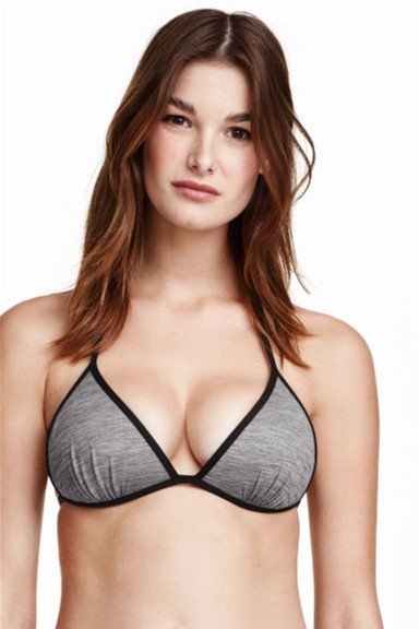 

Верхняя часть купальника H&M L60802565113 40 Серая