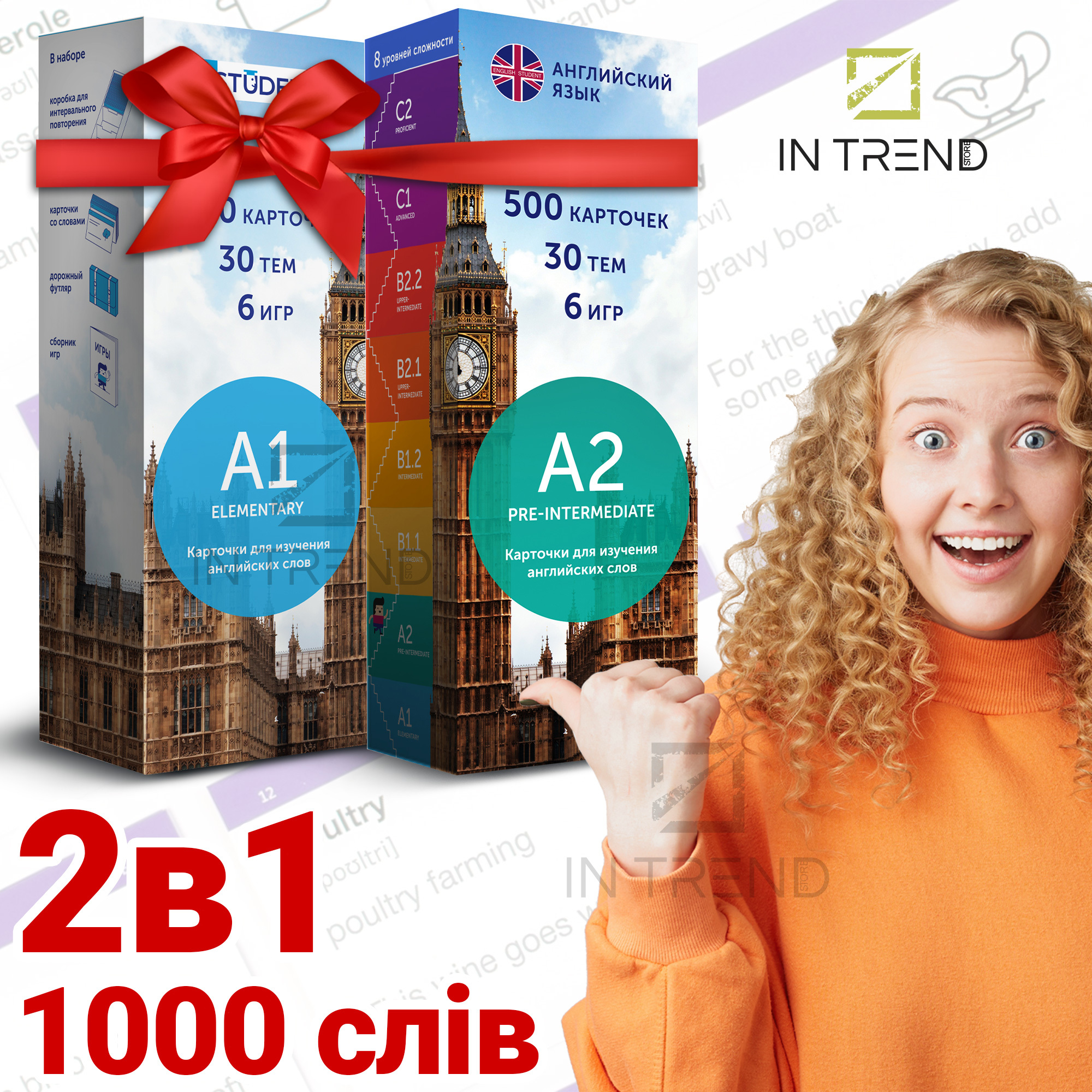 

Карточки для изучения английского языка English Student - Набор новичка 1000 карточок набор англо-русских карточек А1 А2 уровней выучить английский самостоятельно с нуля легко без репетитора – для экзаменов, путешествий за границу