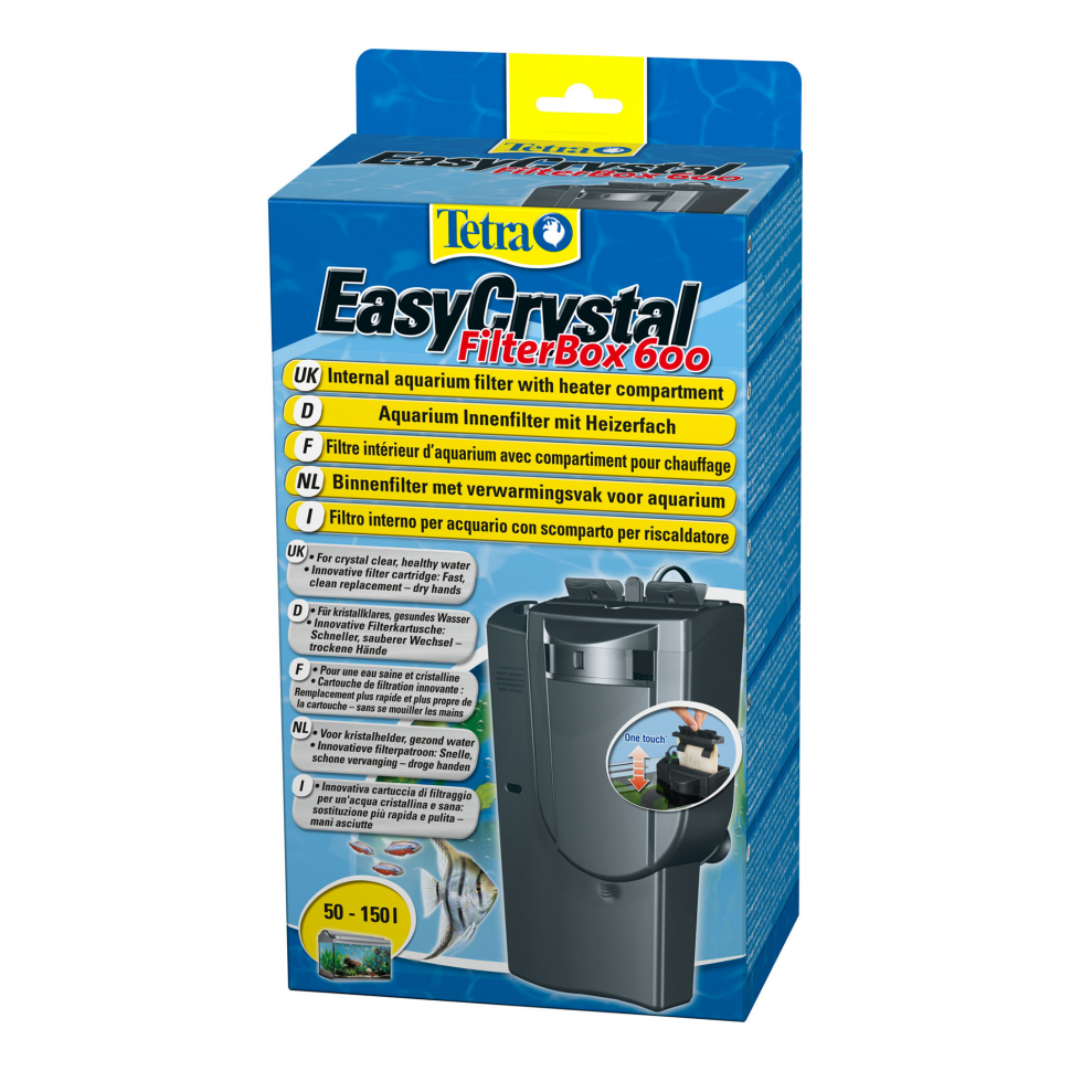 

Внутренний фильтр для аквариума Tetra EasyCrystal 600 до 150 л