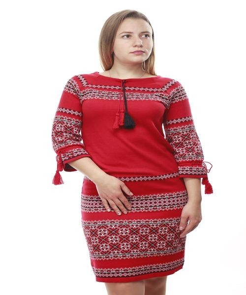 

Платье женское вышиванка SOFline 92-0641  красный, Платье женское вышиванка SOFline 92-0641 48 красный.