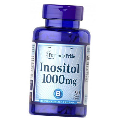 

Инозитол, Inositol 1000, Puritan's Pride 90каплет (36367198)