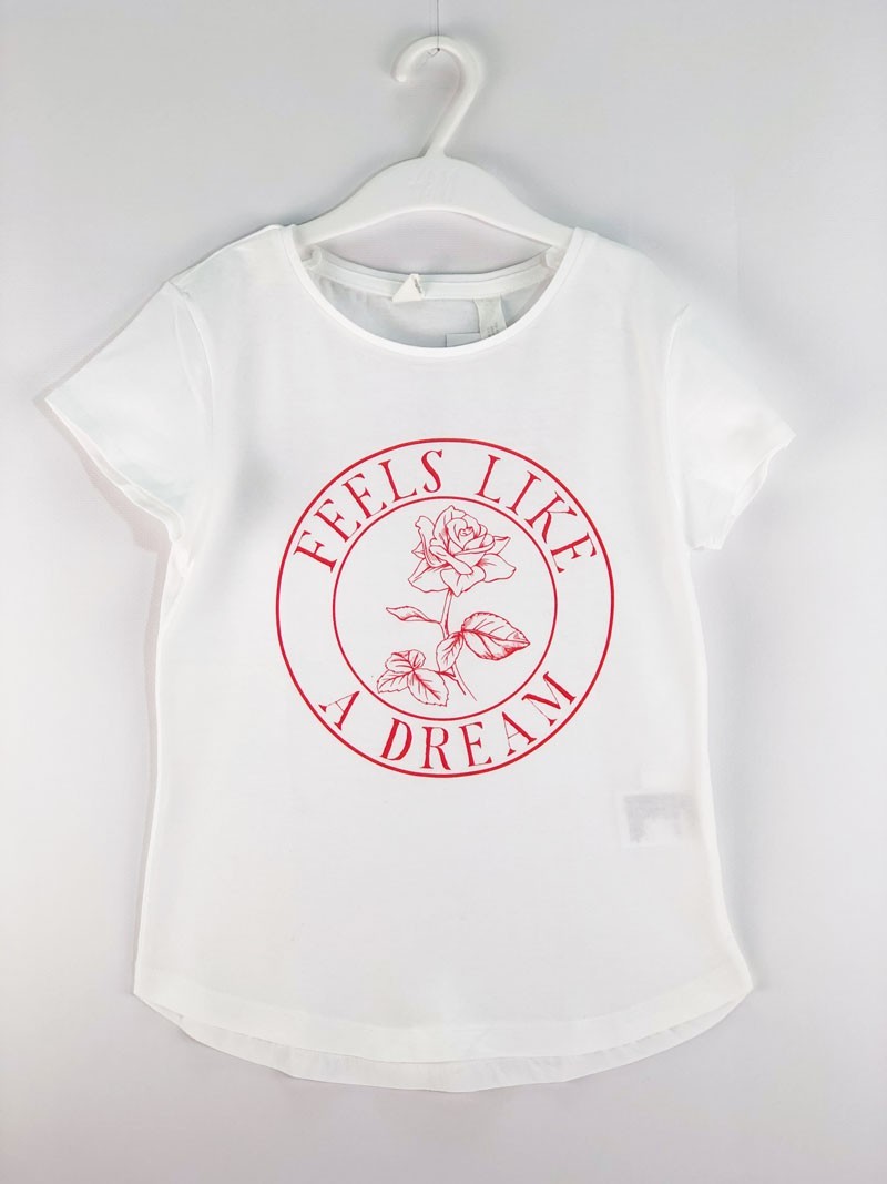 

Футболка H&M 134-140 см Белая