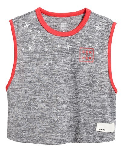 

Майка H&M 146-152 см Серая (HM130846-1)