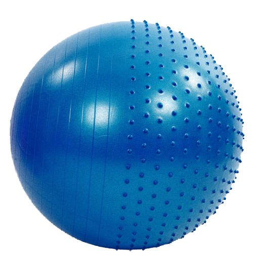

Мяч для фитнеса (фитбол) полумассажный FI-4437 Zelart 85см Синий (56363029)