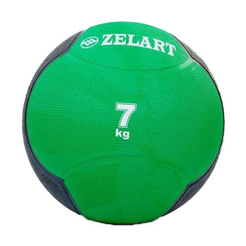 

Медбол FI-5121 Zelart 7кг Зелено-черный (56363028)