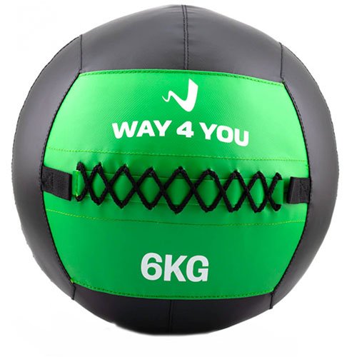 

Набивной мяч (медбол) Way4you 6кг Черно-зеленый (56421034)