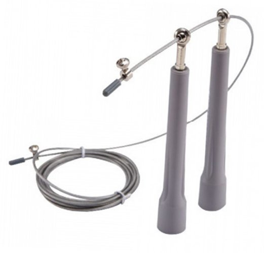 

LiveUp Скакалка скоростная Cable Jump Rope LS3140 Серый (56396030)
