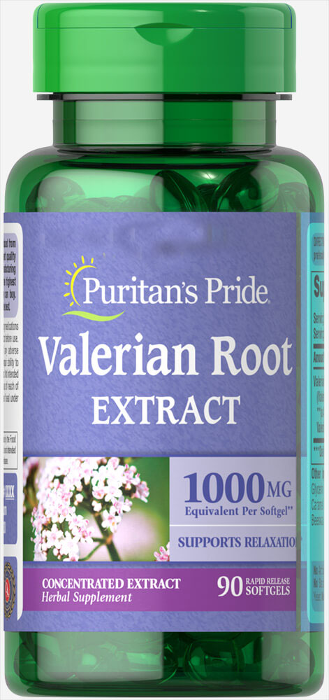 

Специальный продукт Puritan's Pride Valerian Root 1000 mg 90 капсул (4384301674)