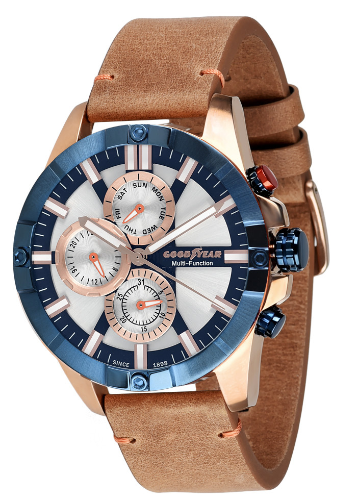 

Часы мужские Goodyear G.S01217.01.04 коричневые