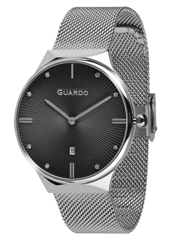

Часы женские Guardo 012473-(1)-1 серебряные