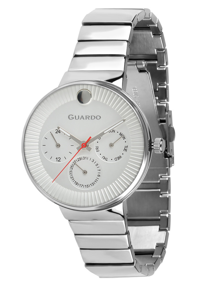 

Часы женские Guardo B01400-(1)-2 серебряные