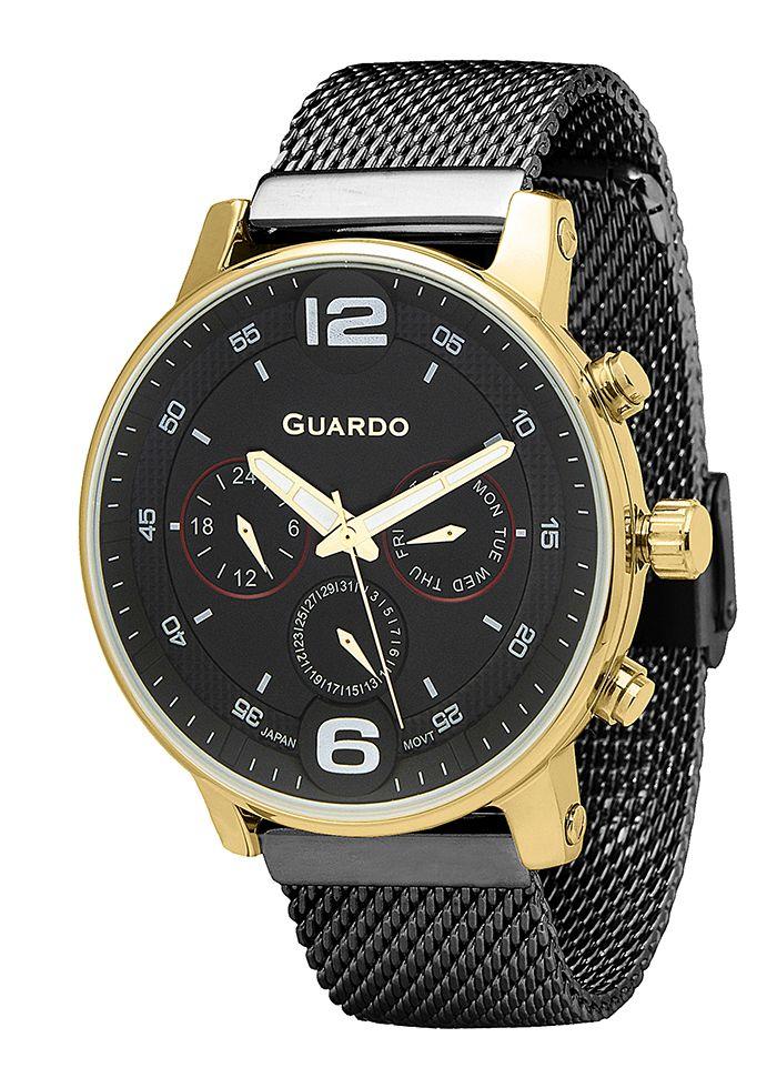 

Часы мужские Guardo 12432(2)-3 черные