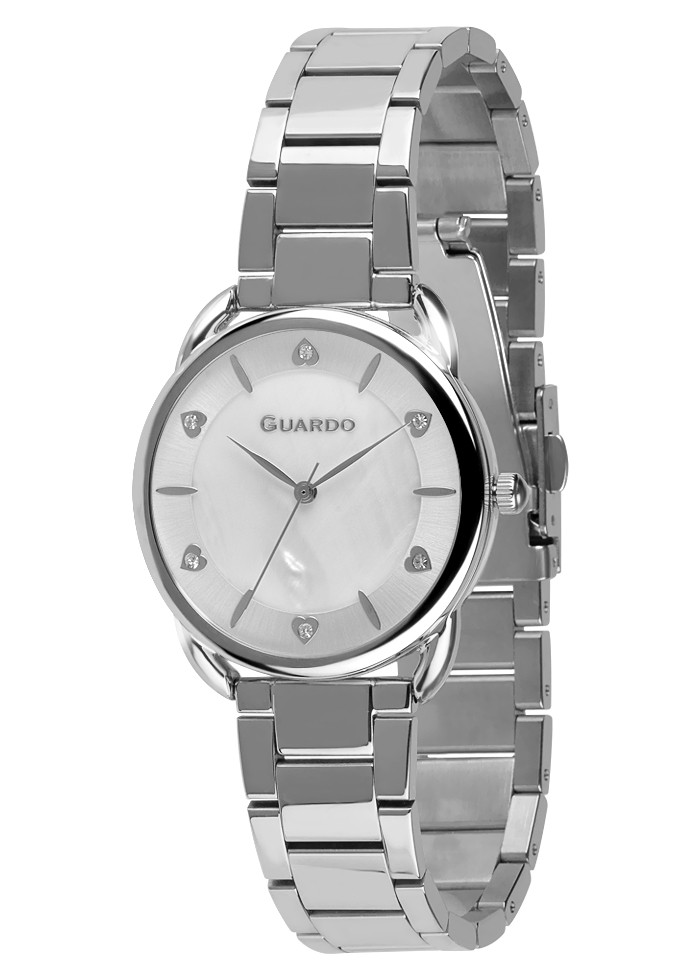 

Часы женские Guardo 011148-2 серебряные
