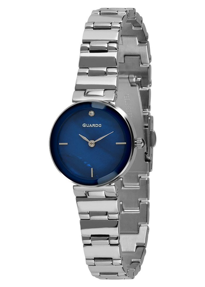 

Часы женские Guardo T01070-2 серебряные