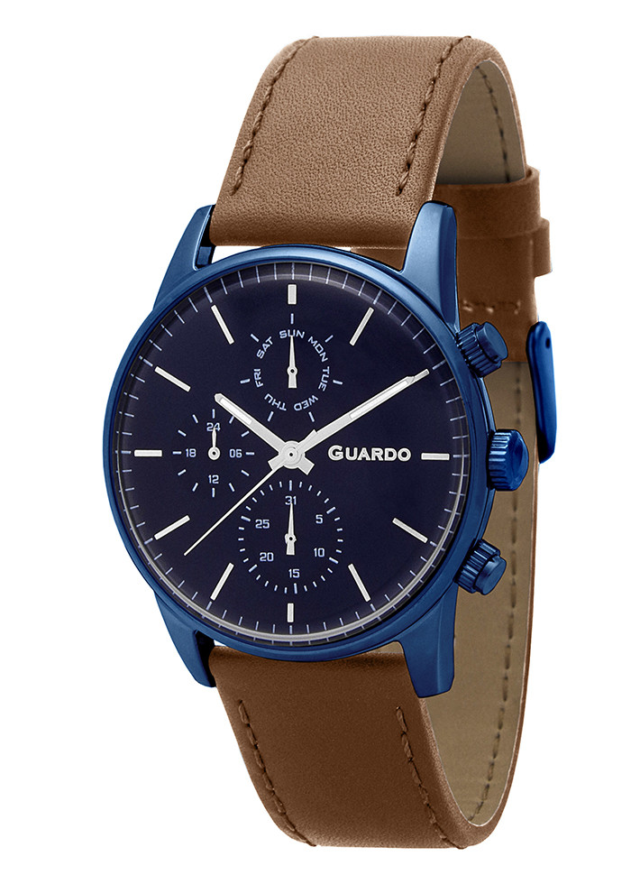 

Часы мужские Guardo 12009-5 синие