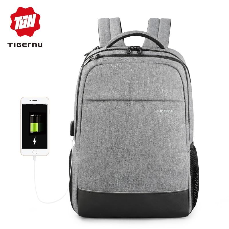 

Современный Рюкзак Tigernu T-B3533 с usb выходом, темно-серый