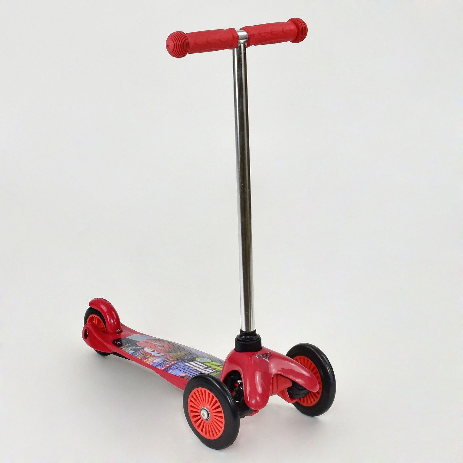 

Самокат трехколесный Toys ТК 58415 "Тачки" Красный