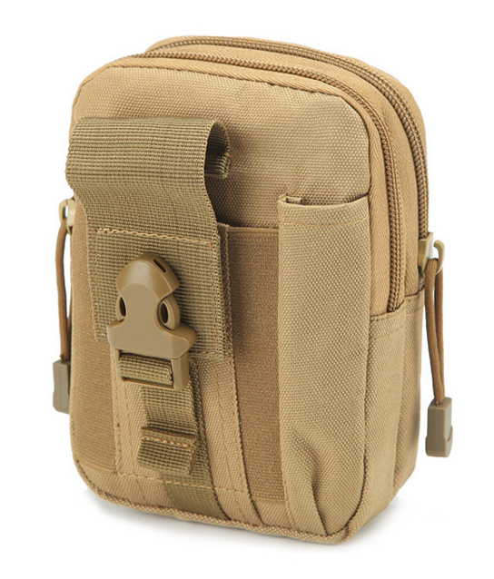 

Сумка на пояс органайзер поясная тактическая подсумок MOLLE RealTactic Кайот
