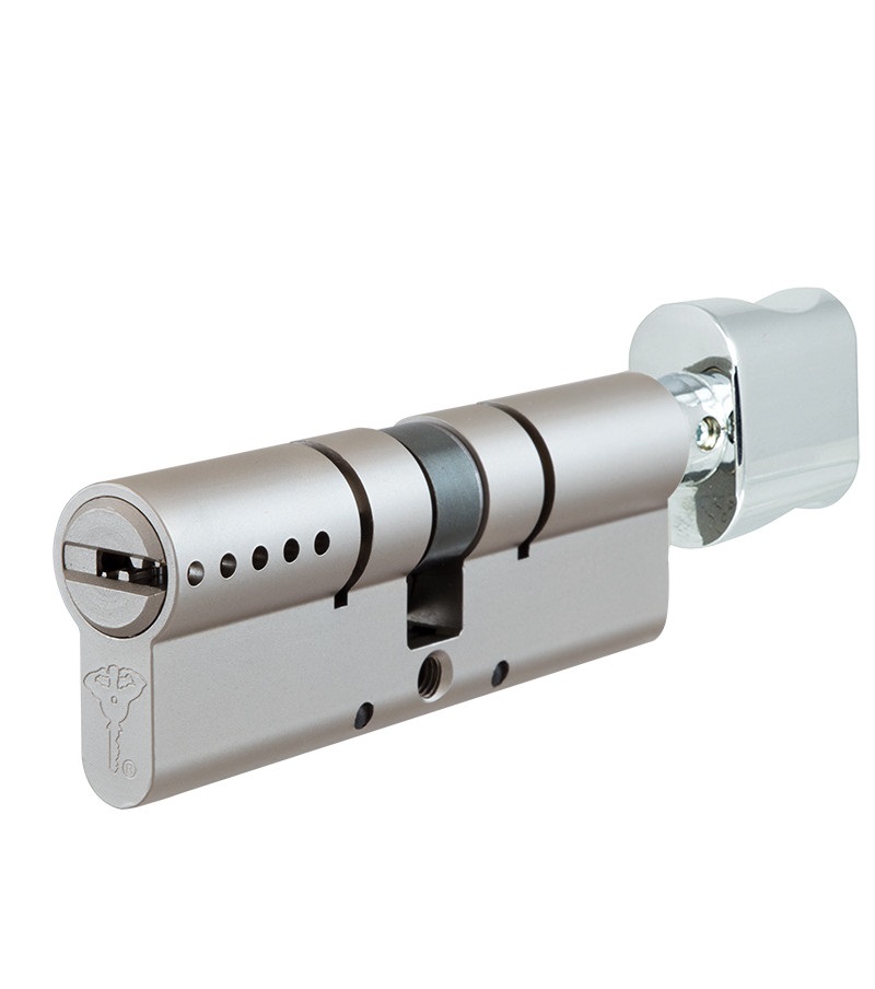 

Цилиндр mul-t-lock ClassicPro 80мм (40х40) ключ/тумблер хром полированный MTL7000016448