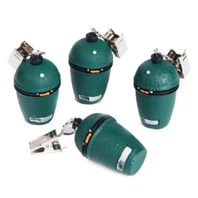 

Набор прищепок для скатерти и салфеток Big Green Egg 4 штуки BGETW