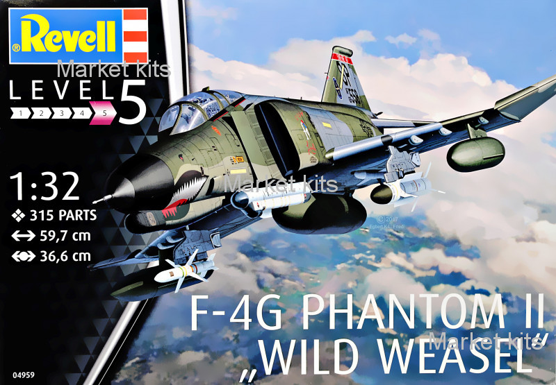 

Истребитель F-4G Фантом II "Дикая ласка" 1:32 Revell (RVL-04959)