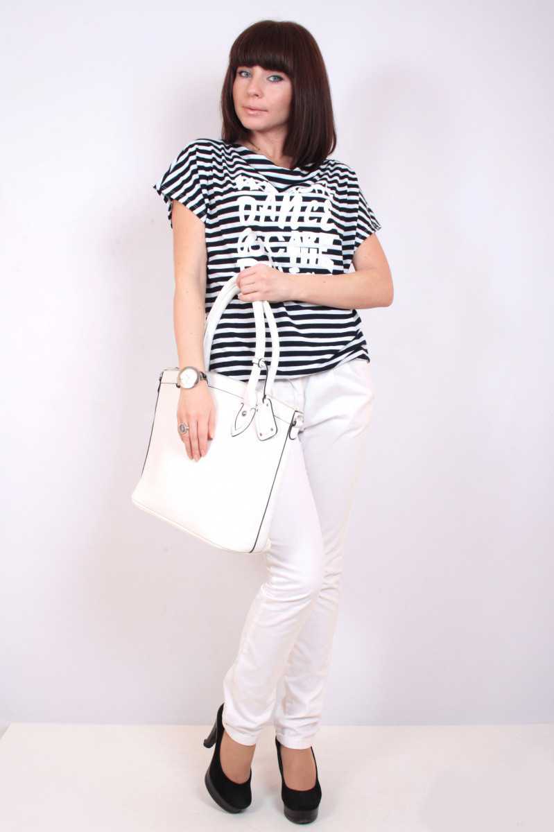 

Футболка лодочка полоска Irvik 48 р