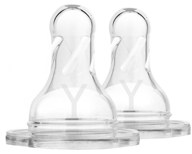 

Соска с Y-отверстием для бутылочки с узким горлышком Dr. Brown's 9+ месяцев для соков и жидких каш силикон 2 шт (312-INTL) (072239304914)