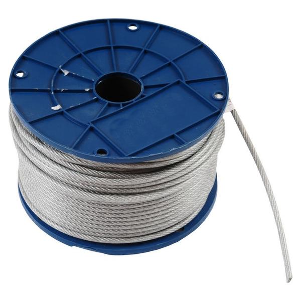 

Трос стальной Apro 4 мм х 200 м в оплетке DIN 3055 (WR-PVC4)
