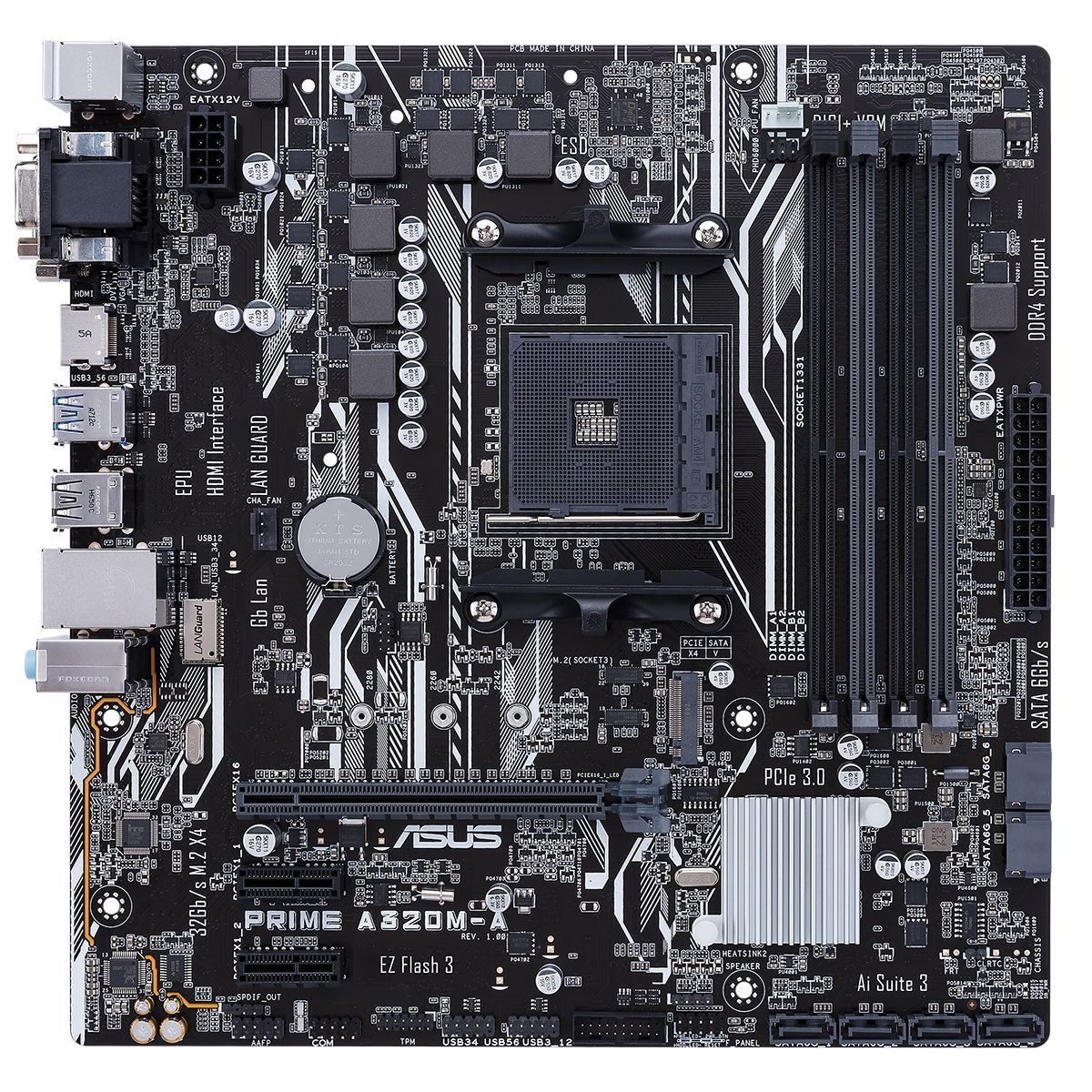 

Материнская плата Asus PRIME A320M-A Socket AM4