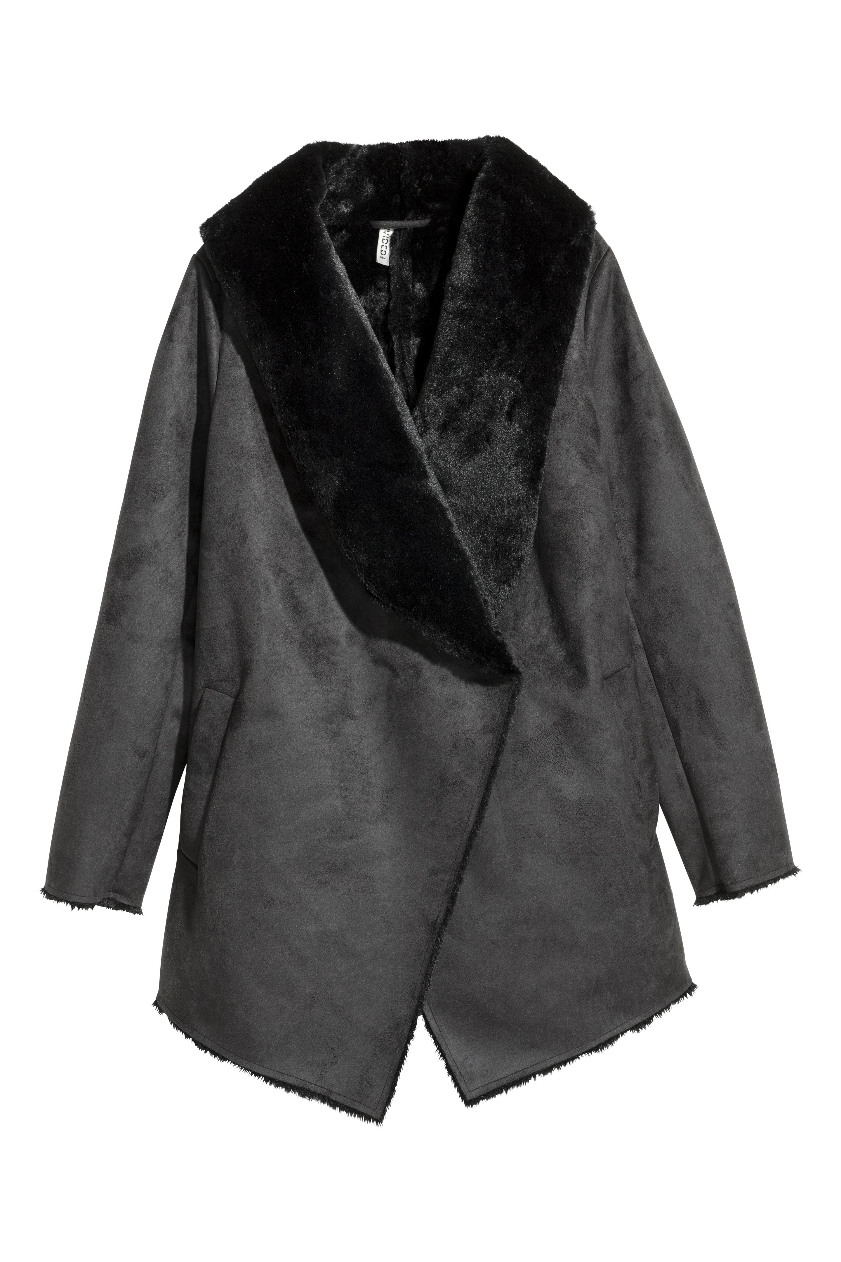 

Пальто H&M  черный 3009087, Пальто H&M 38 черный 3009087