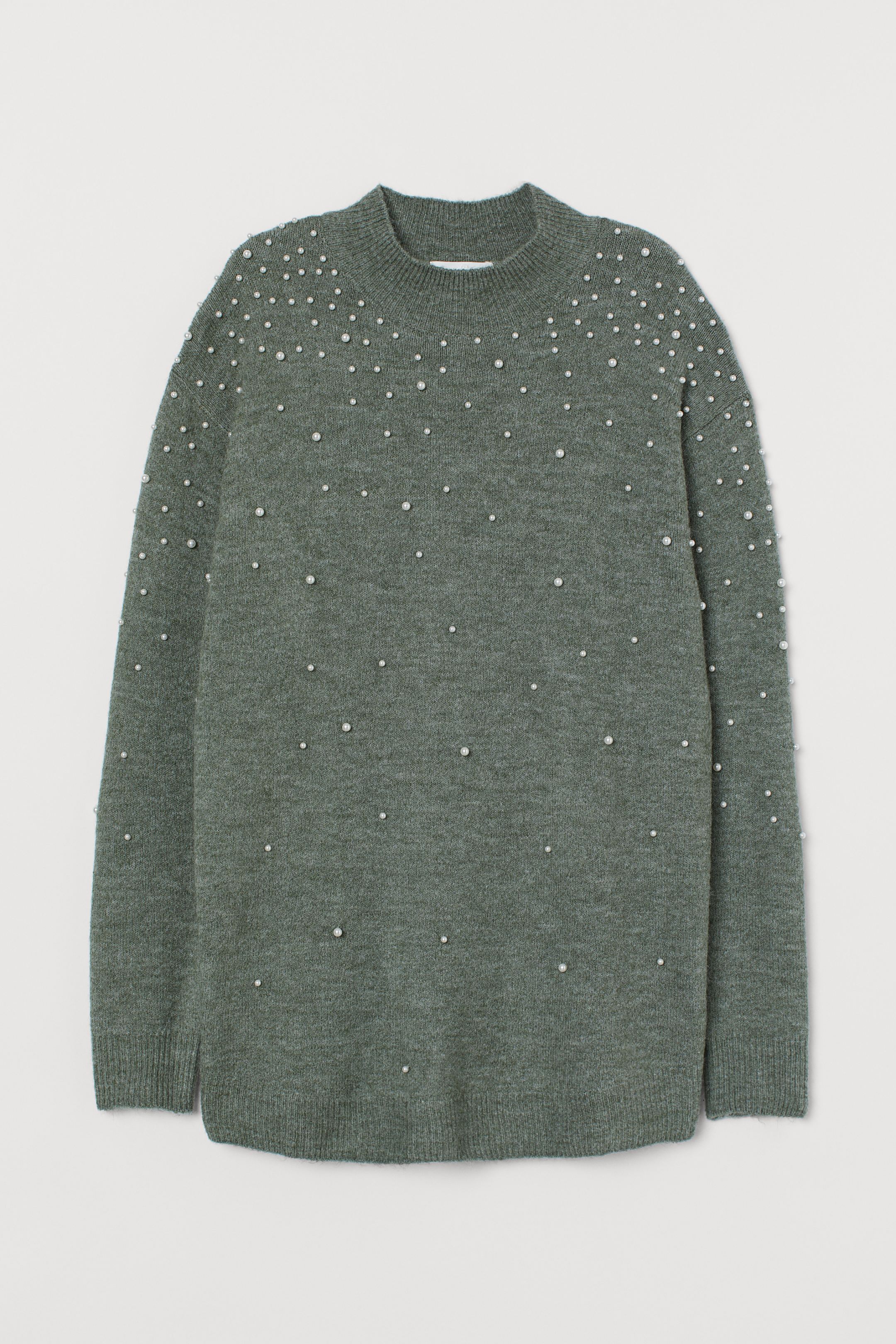 

Джемпер для беременных H&M XL зеленый хаки 8317360