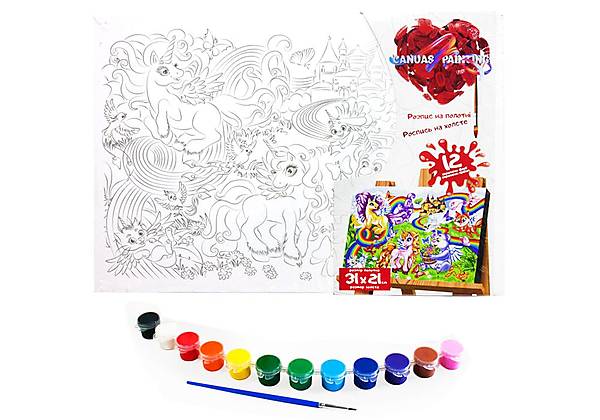 

Роспись на холсте "Мир Пони" Dankotoys DANKO TOYS (PX-06-02)