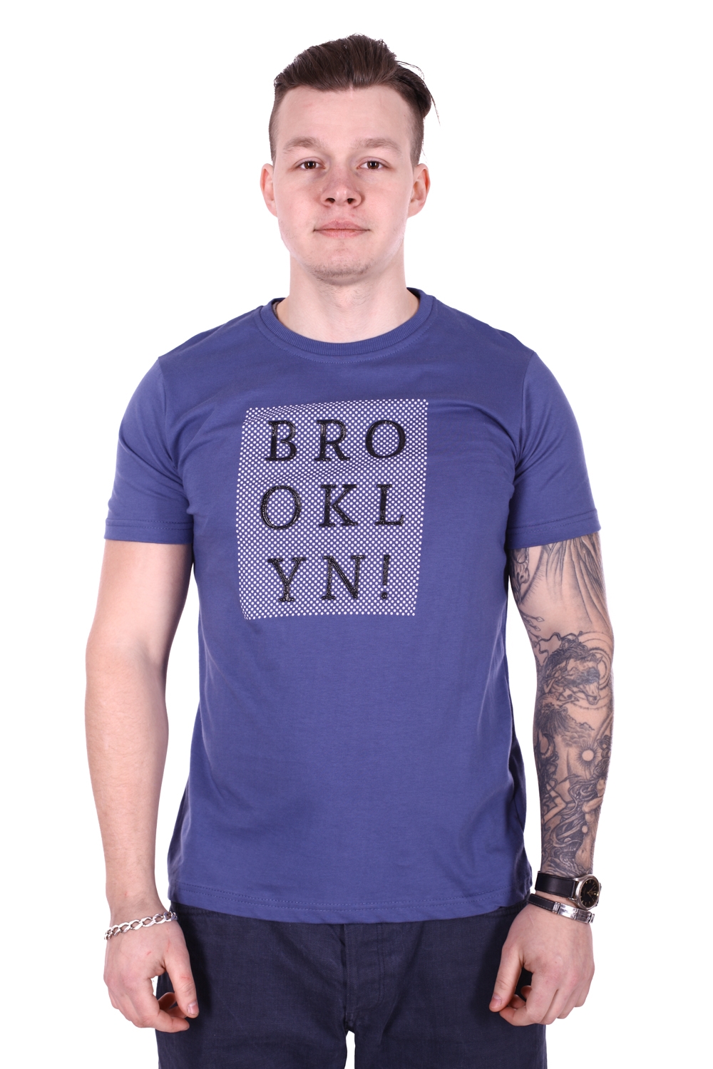 

Футболка StrongMan Brooklyn f0218/2 Синяя, Футболка StrongMan Brooklyn f0218/2 Синяя M