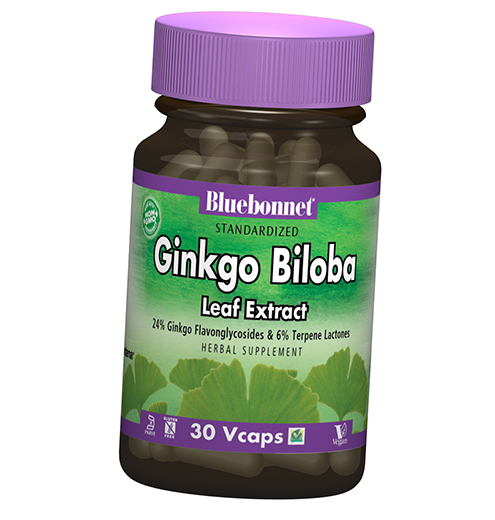 

Гинкго Билоба, Ginkgo Biloba, Bluebonnet Nutrition 30вегкапс (71393002)