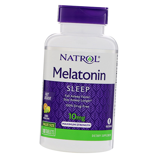 

Melatonin Maximum Strength 10 Natrol 100таб Цитрус (72358012)