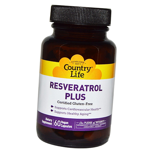 

Ресвератрол, Resveratrol Plus, Country Life 60вегкапс (70124001)