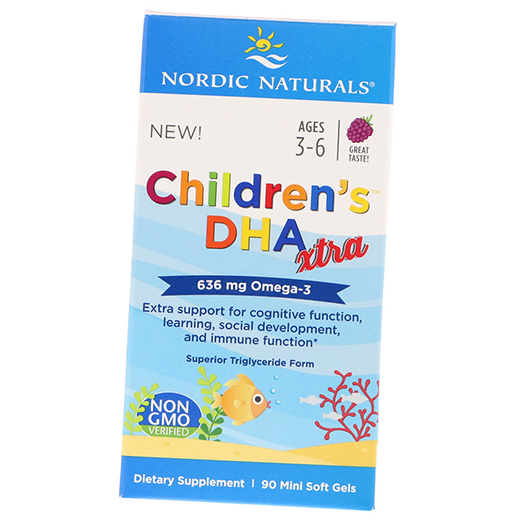 

Омега Nordic Naturals Children's DHA Xtra 90гелкапс Ягода (67352007)