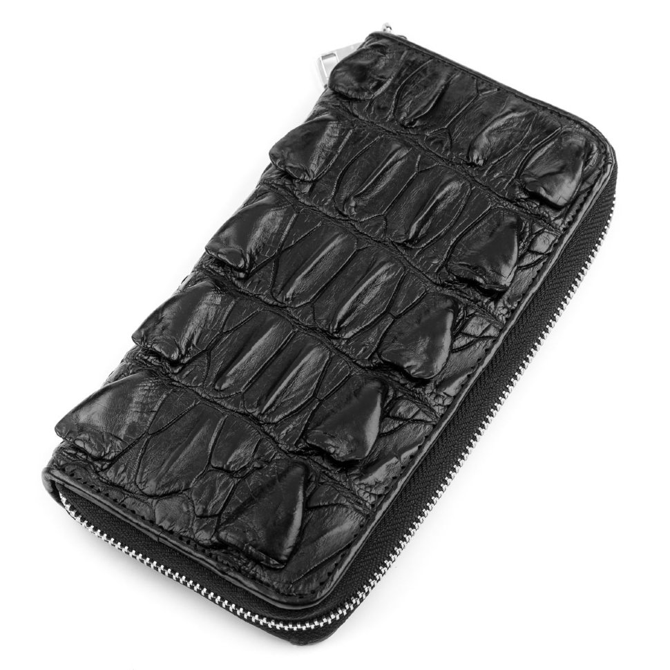 

Кошелек CROCODILE LEATHER 18249 из натуральной кожи крокодила Черный черный