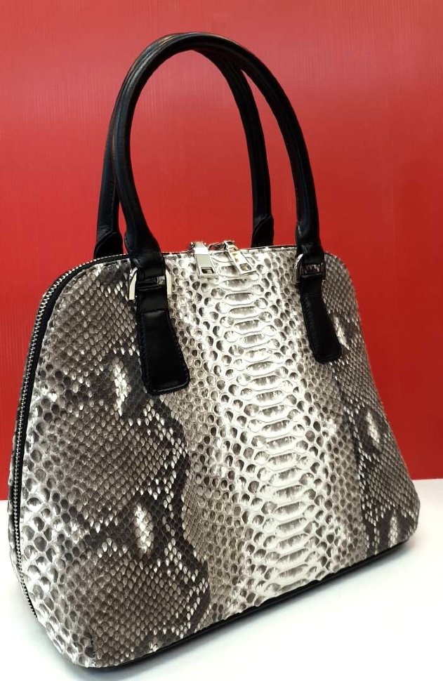 

Сумка из кожи питона (3024-44) серый