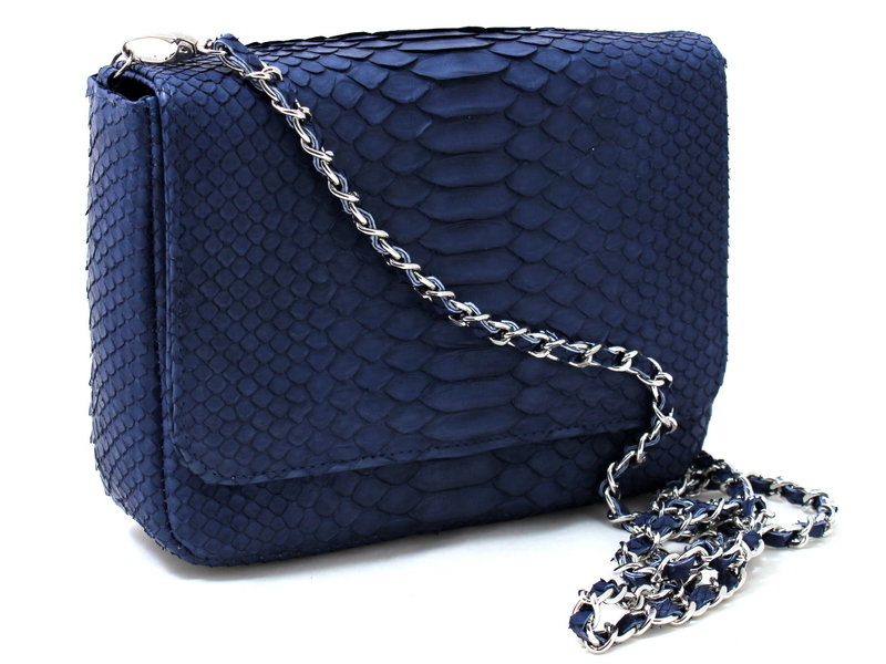

Сумка Cross Body из кожи питона (BT-108) синий