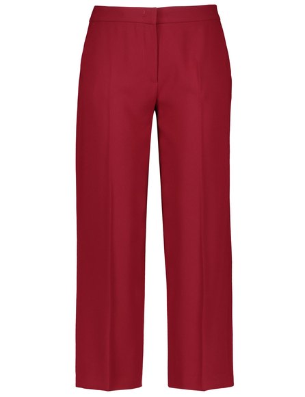 

Брюки-кюлоты Gerry Weber 40 Бордовые 220009.31242