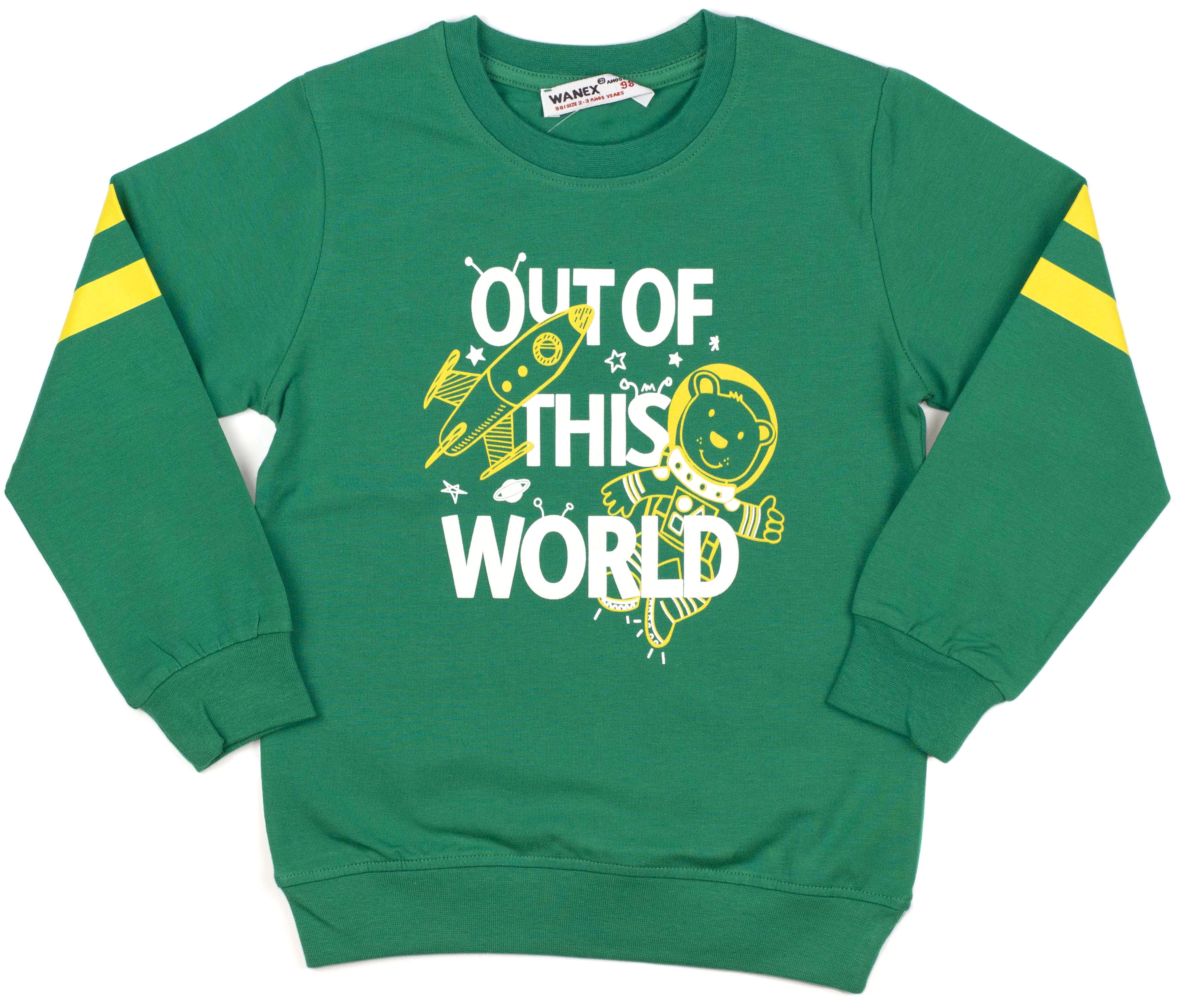 

Свитшот Wanex "Out of this world" зелёный 110