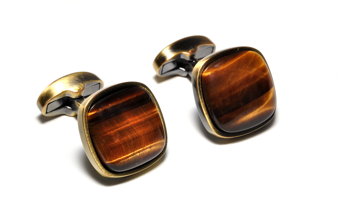 

Запонки Belvedero Tiger's Eye 04449cs Тигровый глаз натуральный камень