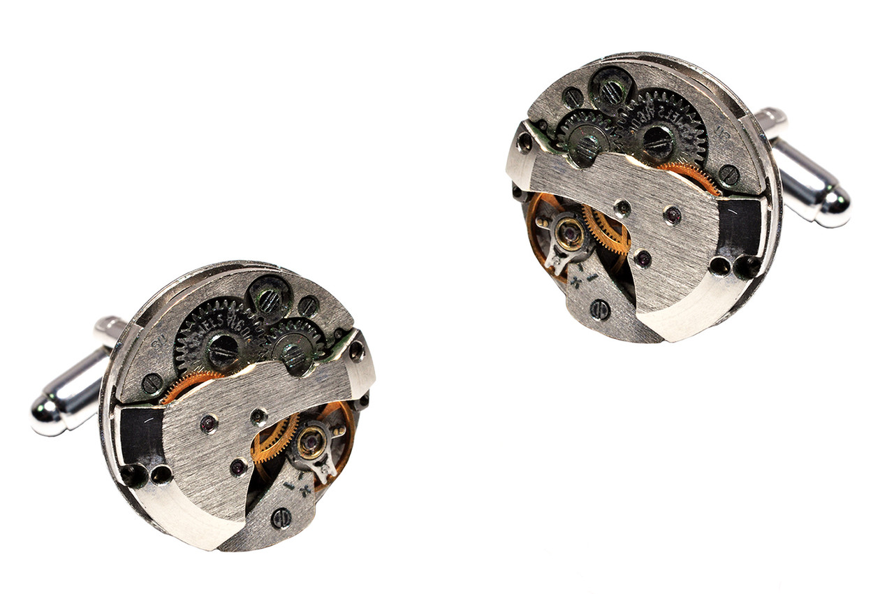 

Запонки Pasadore Steampunk Round 13824cs круглые